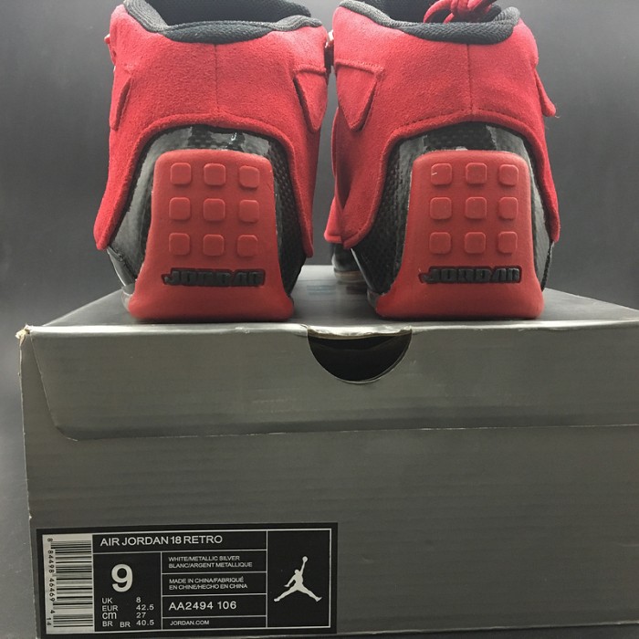 Air Jordan 18 RED  Suede AA2494-106
