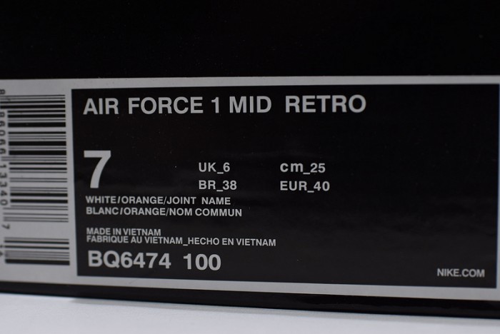 Nike Air Force 1 Mid “Just Do It” BQ6474-100