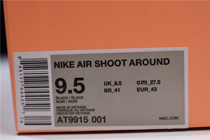 Air Fear Of God 1 SA Black   AT9915-001
