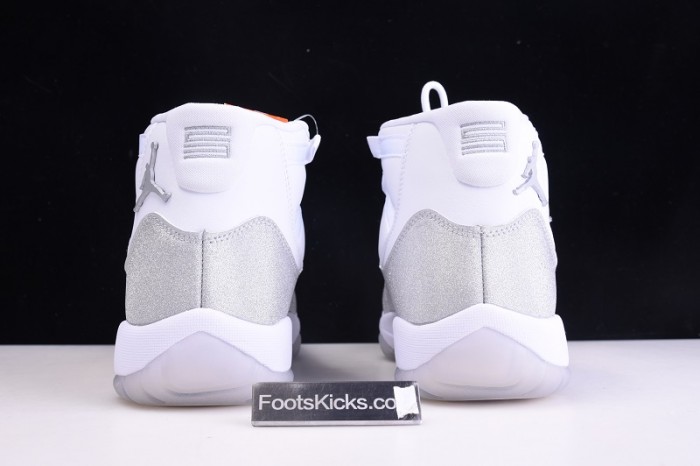 AIR Jordan 11 White Metallic Silver Vast Grey AR0715-100