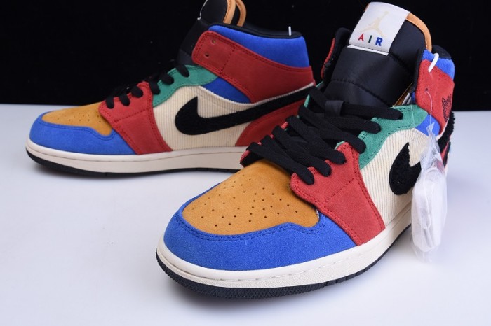Air Jordan 1 Mid Blue The Great CU2805-100