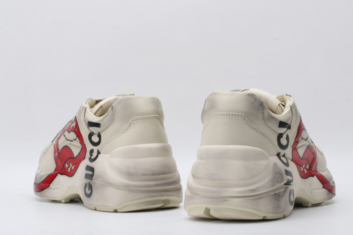 G*u*i rhyton vintage trainer sneaker  576965 drw00 9555