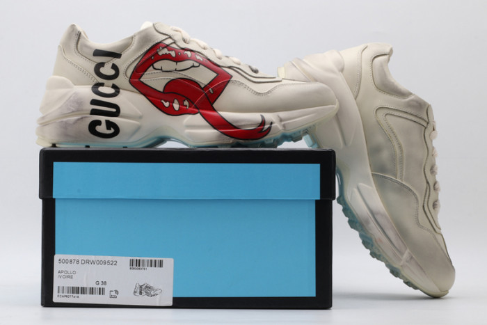 G*u*i rhyton vintage trainer sneaker  576965 drw00 9555
