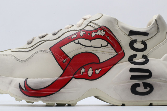 G*u*i rhyton vintage trainer sneaker  576965 drw00 9555