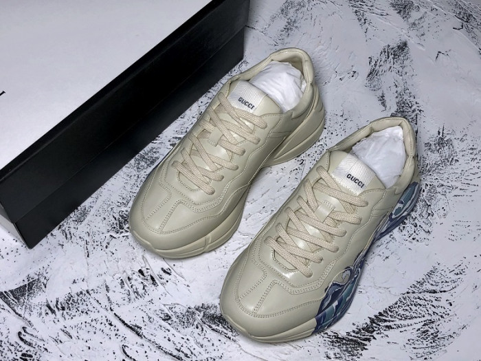 G*u*i rhyton vintage trainer sneaker  576965 drw00 9534