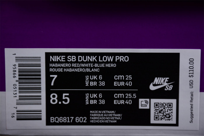 NIKE SB DUNK LOW BART SIMPSON BQ6817-602