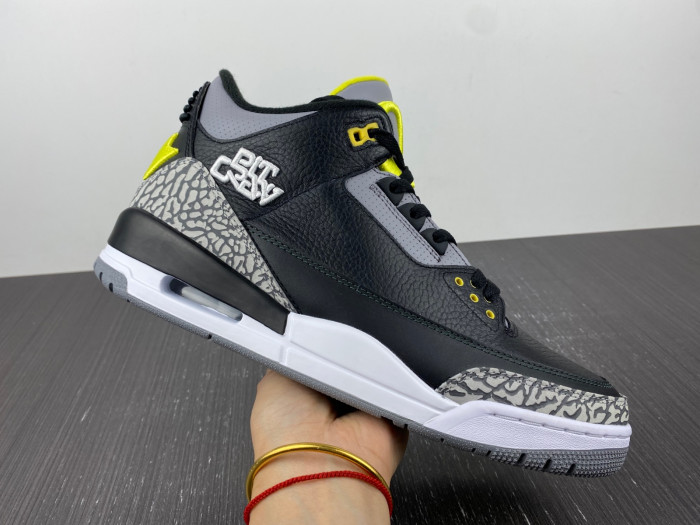 Air Jordan 3 Retro Oregon Ducks Pit Crew H011-MNJDLS-594-282240