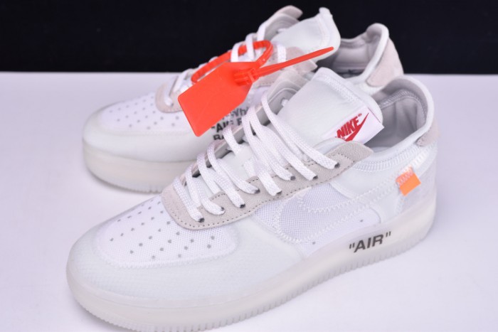 NIKE AIR FORCE 1 LOW OFW All White AO4606-100