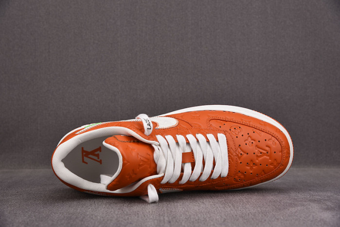 NIKE LOW AIR FORCE 1 X orange