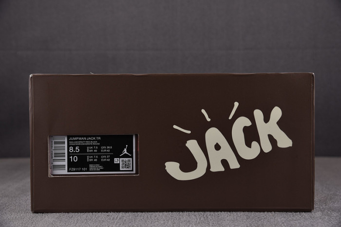 Travis Scott x Jordan Jumpman Jack TR “University Red FZ8117-101