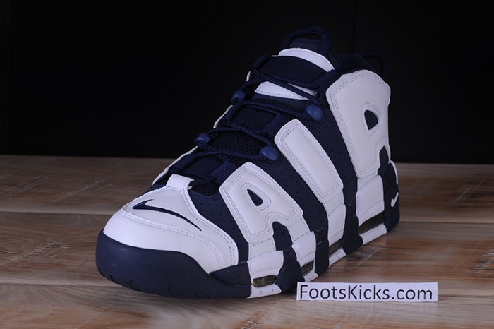 Nike Air More Uptempo “Olympic” White/Midnight Navy  414962-104